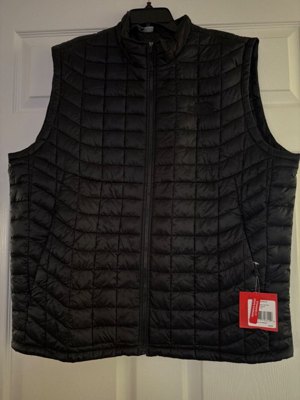 The North Face Mens Thermoball Vest TNF Black XL Standard Fit Lightweight Insula